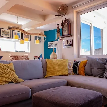Casa Do Mar- Familiar T3 Duplex Central Com Terraco Apartamento Nazaré